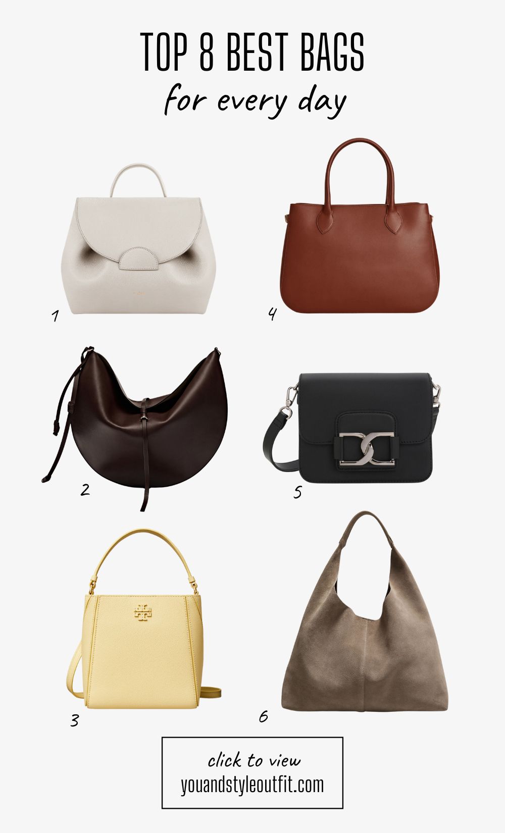 Top 8 best bags for every day!